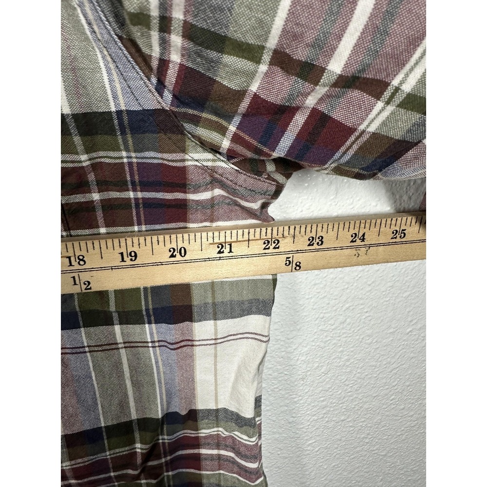 Rockies Jeanswear Shirt Mens Large Multi Plaid Button Down Cotton Long Sleeve - Picture 4 of 6